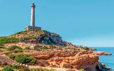 Cabo de Palos lighthouse, Cartagena, Spain