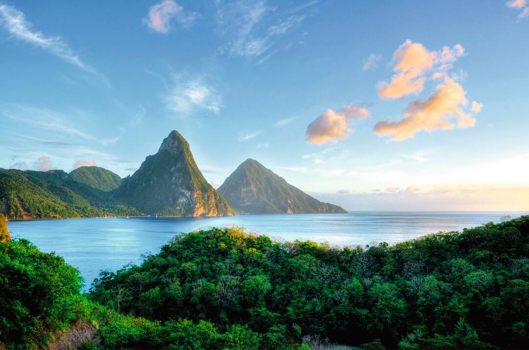 Pitons at Saint Lucia, Caribbean