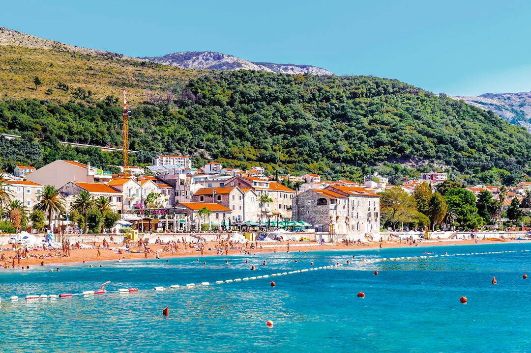 Petrovac Beach, Montenegro
