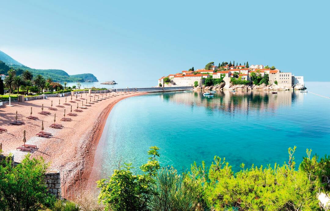 Milocer Beach, Budva, Montenegro
