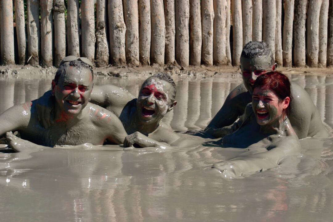 Mud baths, Turkey