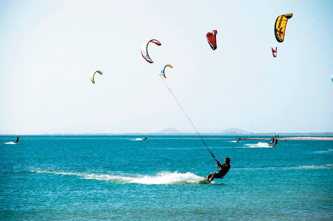 Kite surfing