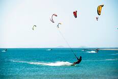 Kite surfing
