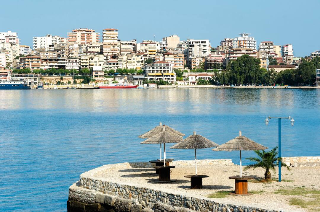 Saranda waterfront, Albania