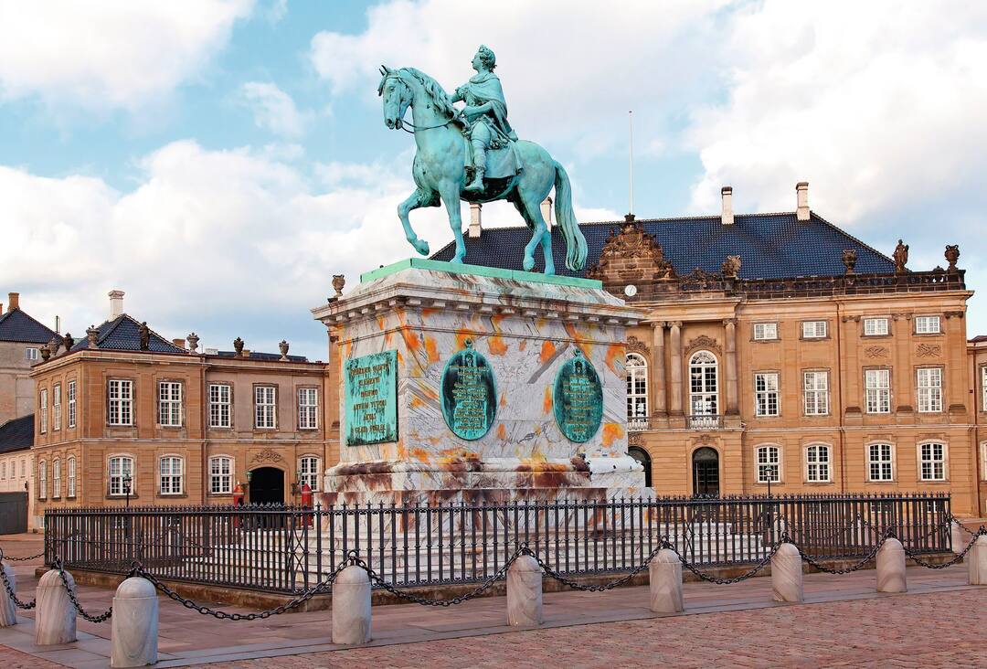Amalienborg Palace, Copenhagen, Denmark