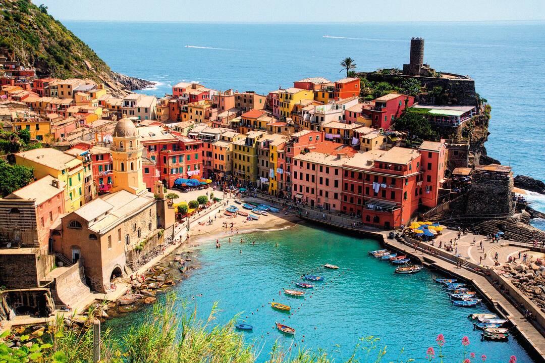 Cinque Terre Fishing Village, La Spezia, Ligurian Riviera
