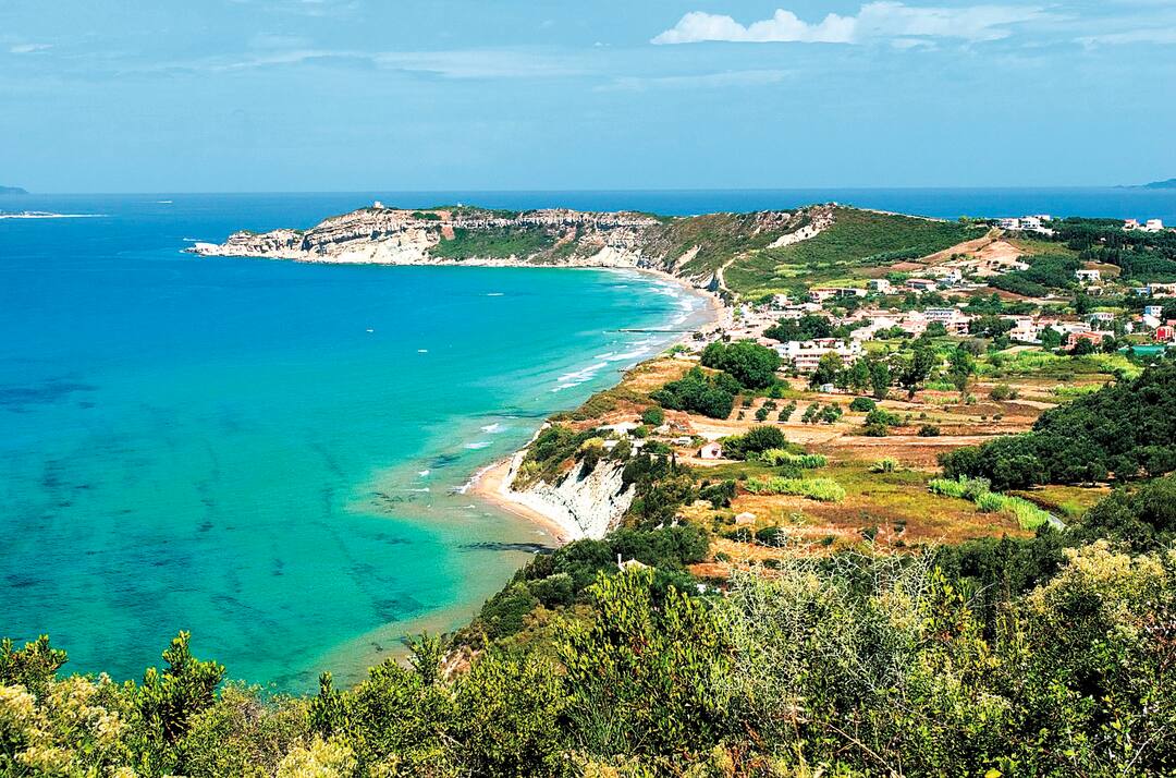 Arilas coastline, Corfu
