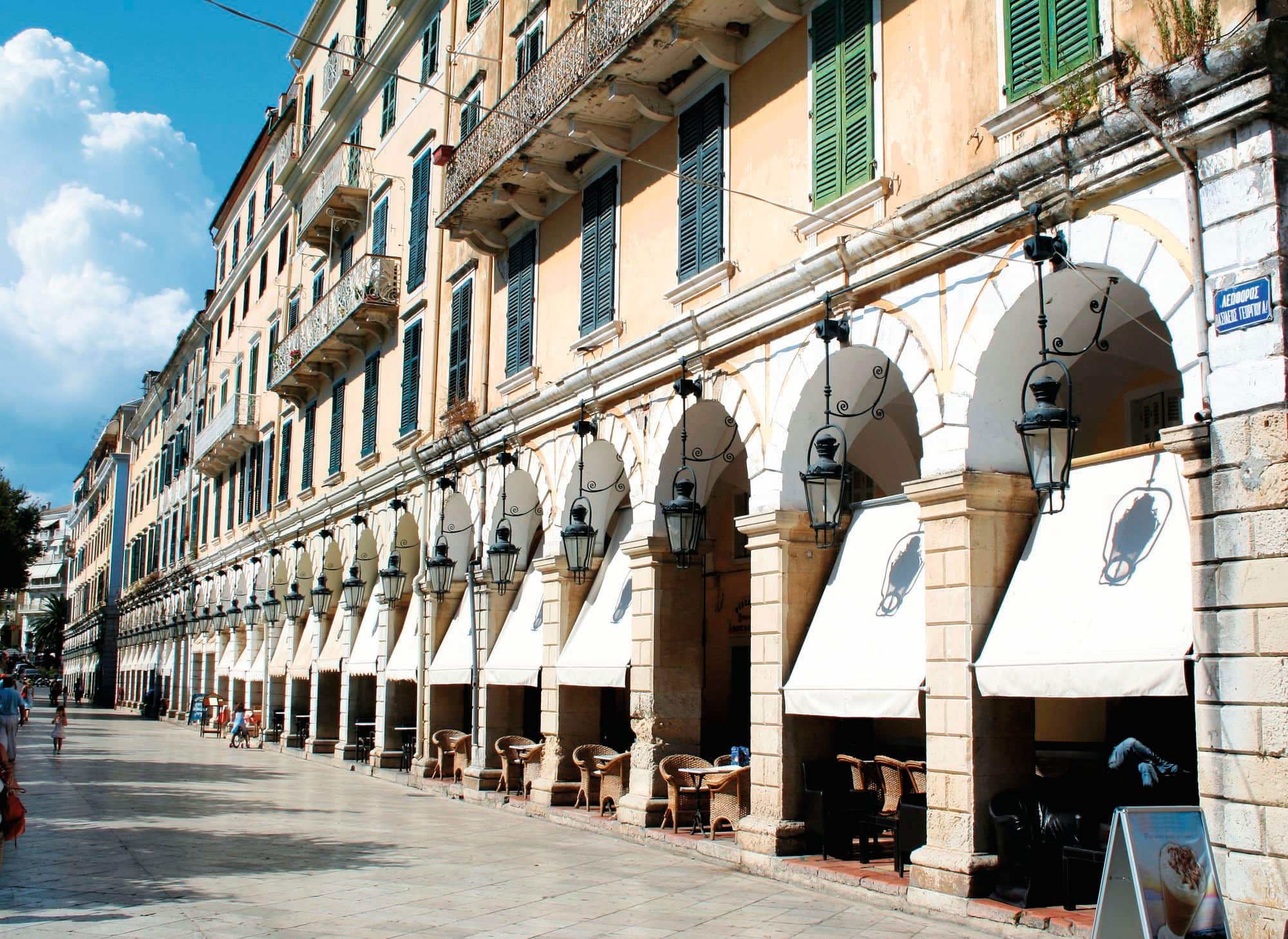 The Liston, Corfu Town, Greece