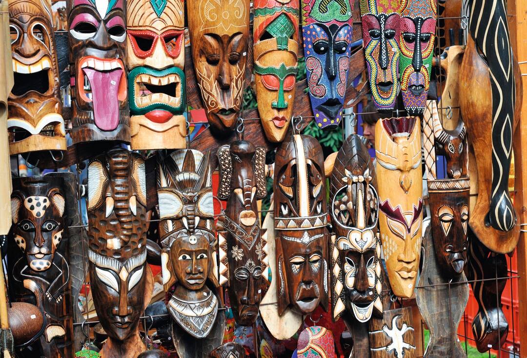 African tribal masks
