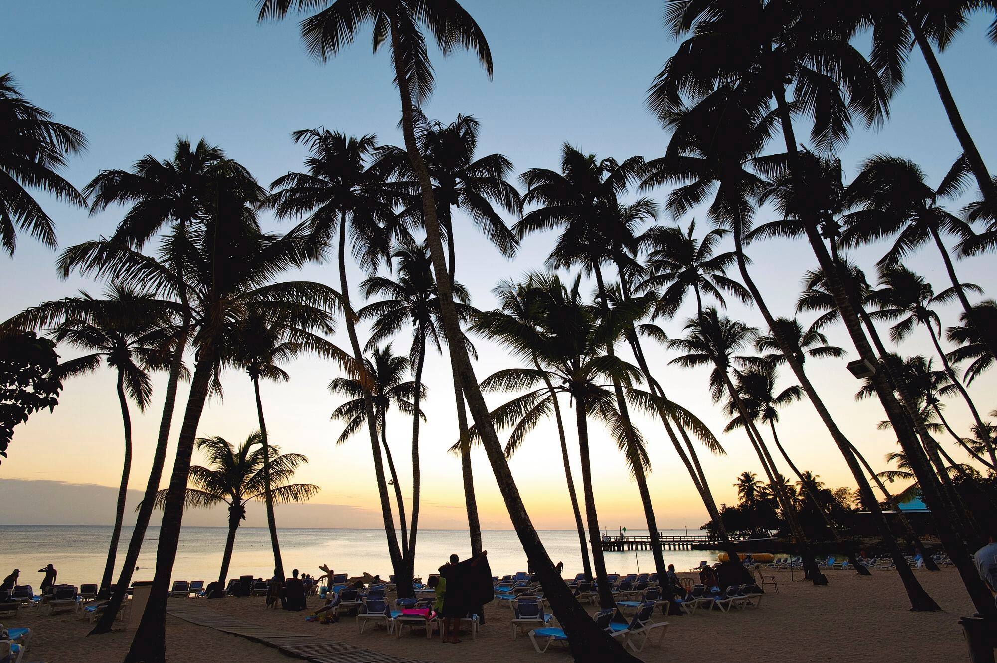Bayahibe Beach at sunset, Dominican Republic