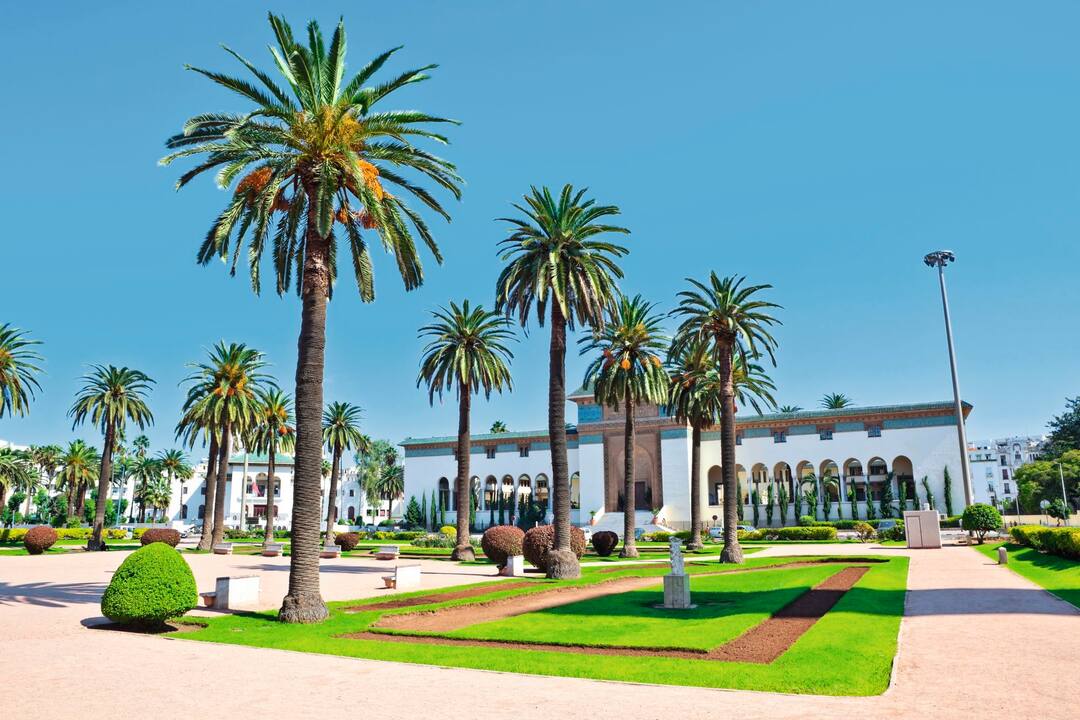 Main square Casablanca, Morocco