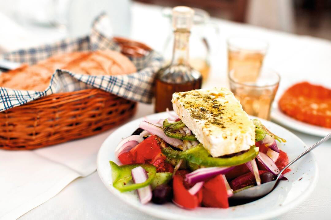 Traditional Greek taverna
