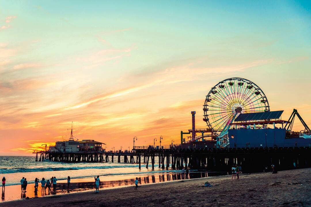 Santa Monica pier, Los Angeles