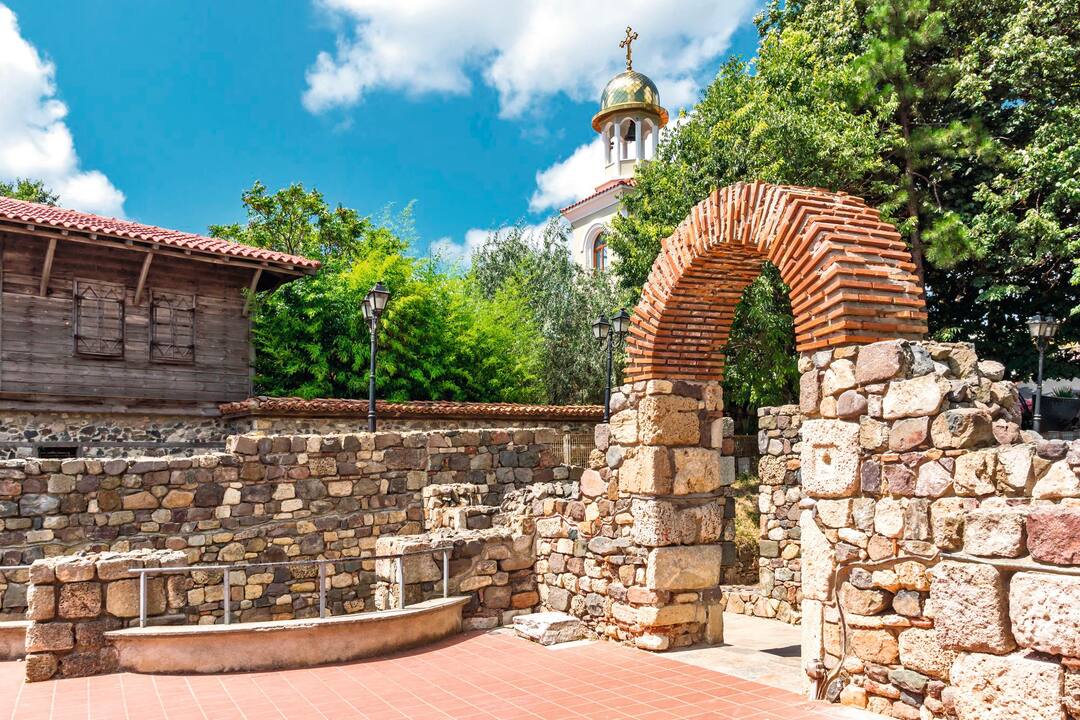 Ruins & Church of St George, Sozopol, Bulgaria