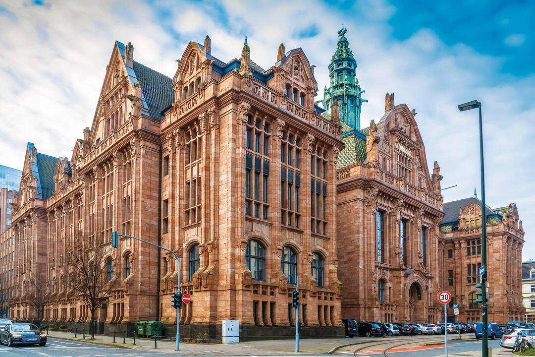 Old Stahlhof building in Dusseldorf city centre, Germany