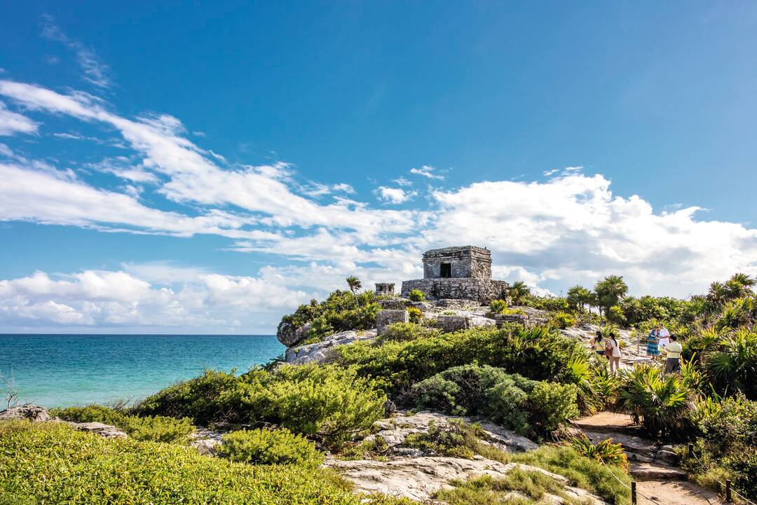 Temple of the Frescoes, Tulum, Mexico