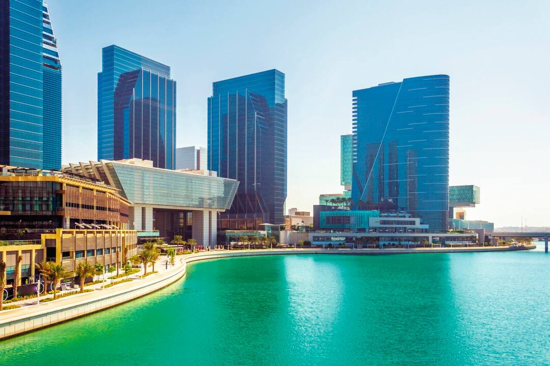 Skyline, Al Maryah island, Abu Dhabi