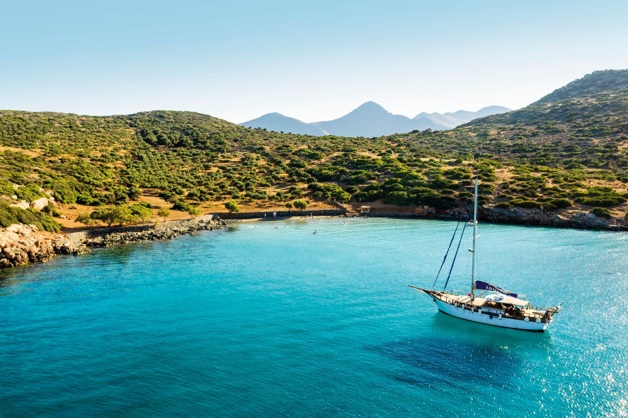 Kalydon island, Elounda, Crete.