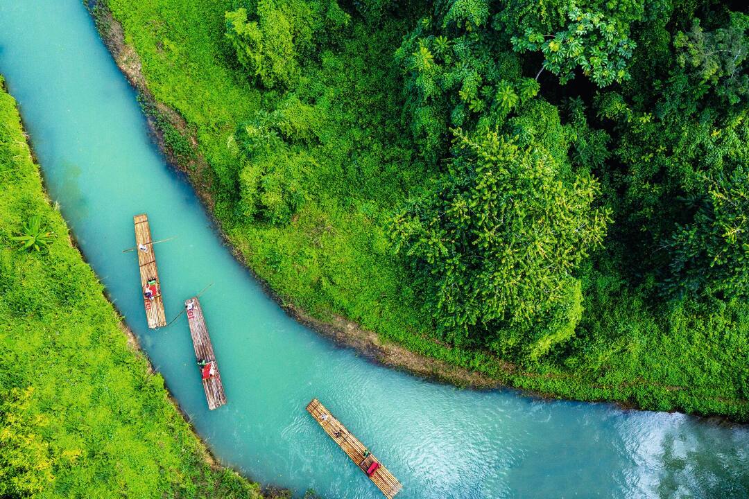 Bamboo Rafting, Martha Brae River, Falmouth, Jamaica