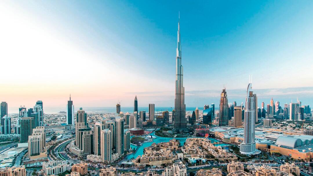 Skyline of Dubai, United Arab Emirates
