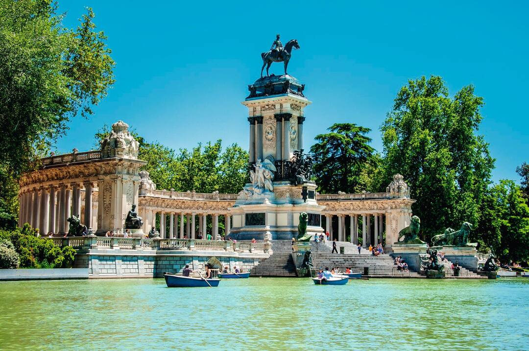 Retiro Park, Madrid, Spain