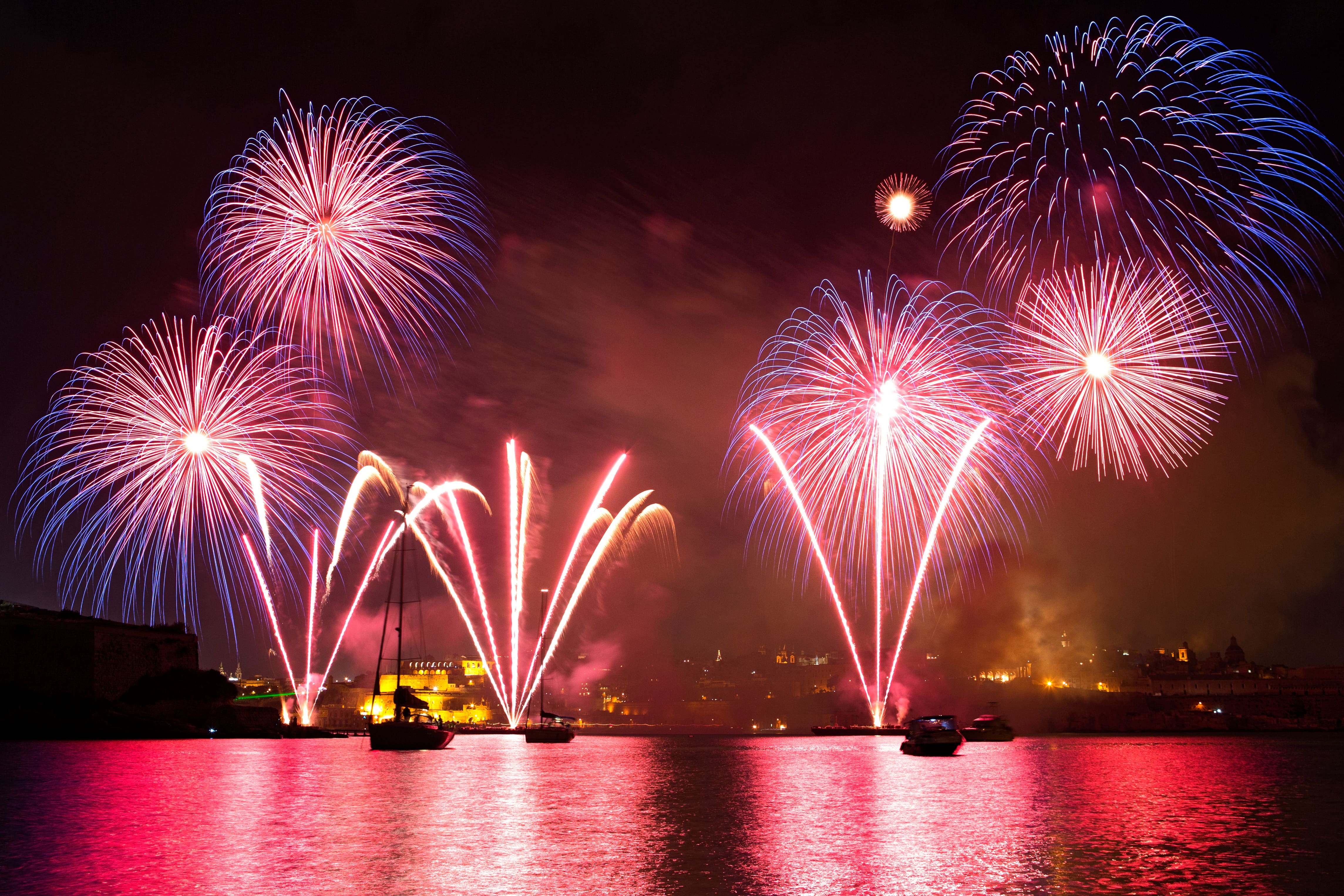 Fireworks over Malta
