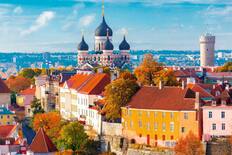 View from the tower of St. Olaf church, Tallinn