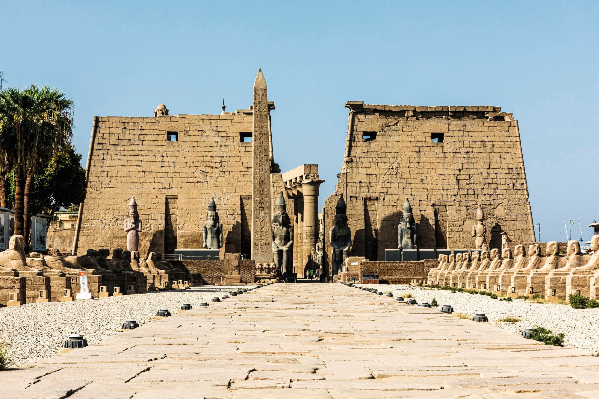 Luxor temple in Egypt.