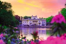 Royal Palace on the Water in Lazienki Park, Warsaw, Poland