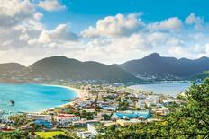 Philipsburg, the capital of Sint Maarten