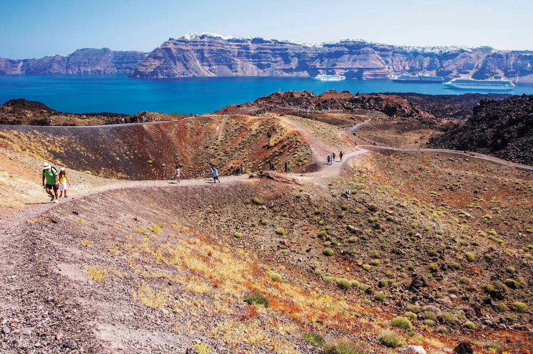 Volcano, Santorini, Greece
