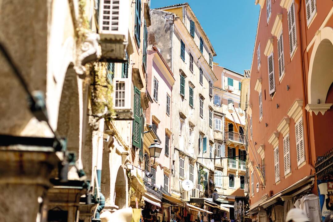 The Bazaar of Corfu Old Town