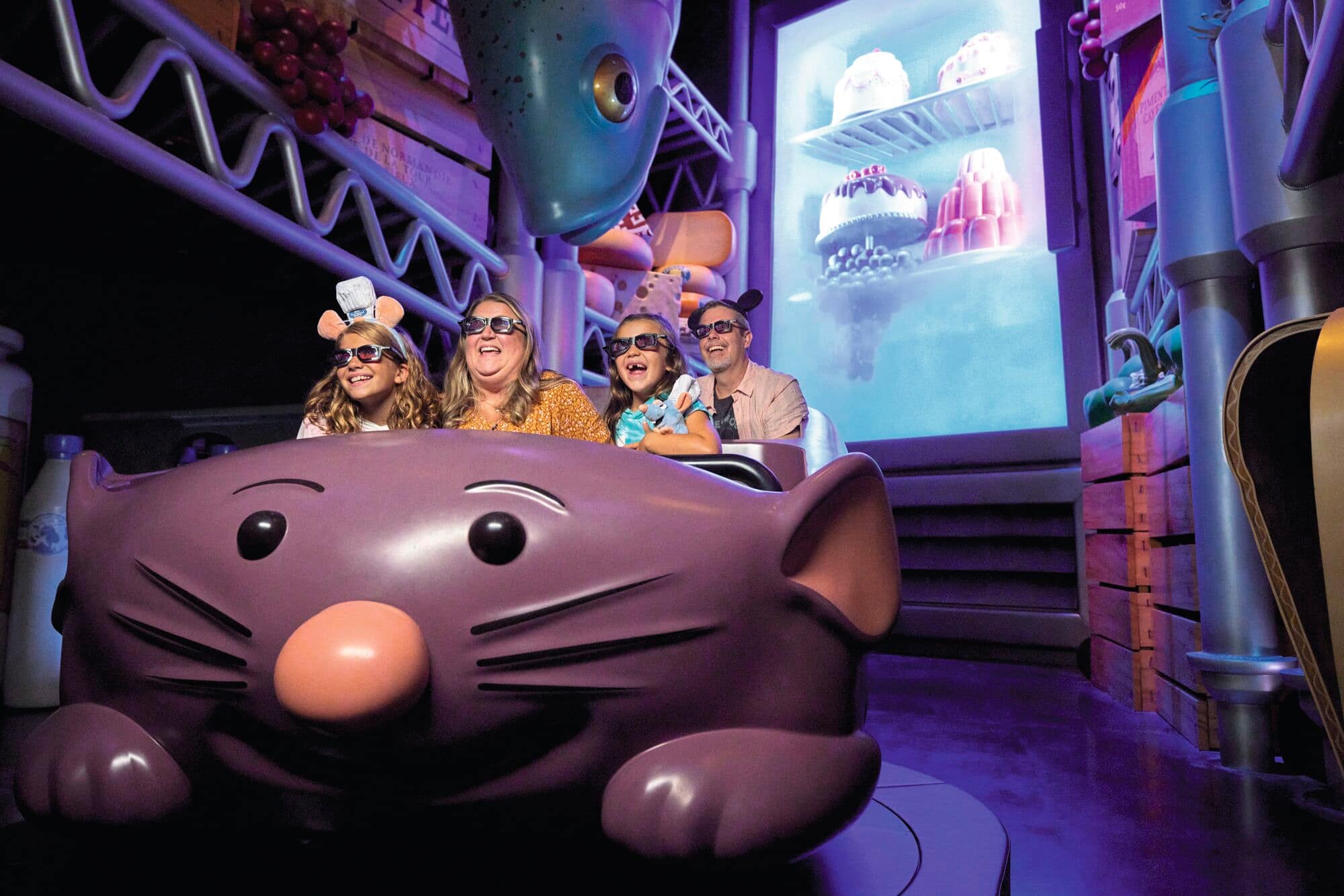 Guests on Remy's Ratatouille Adventure.