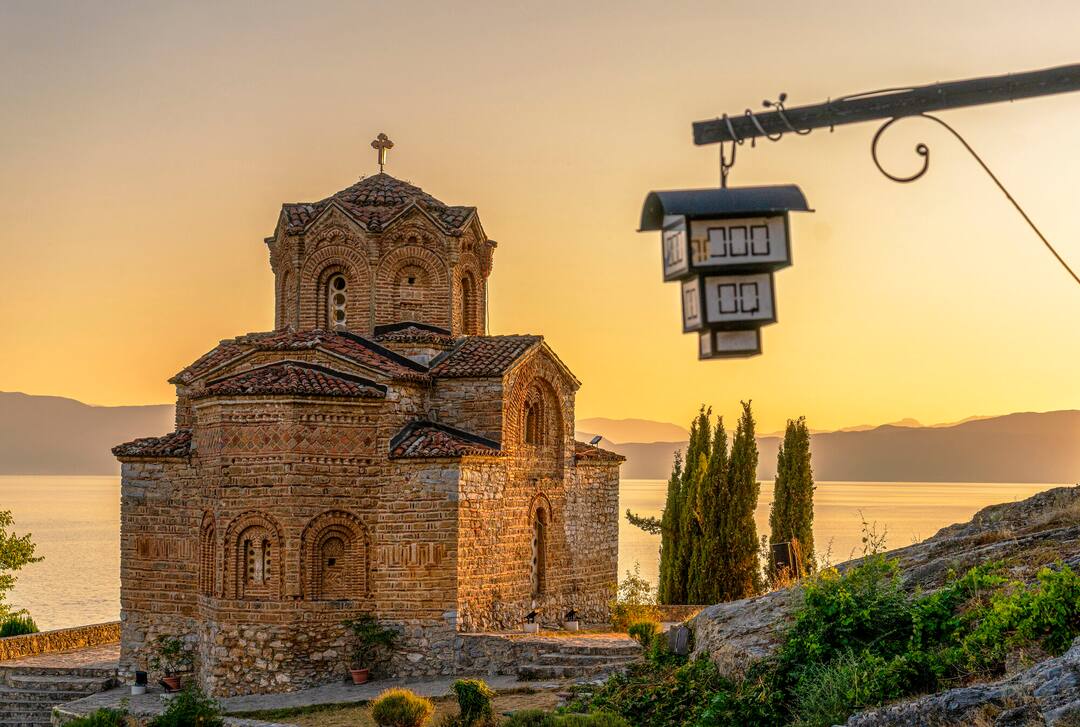 Church of St John at Kaneo, Lake Ohrid, North Macedonia