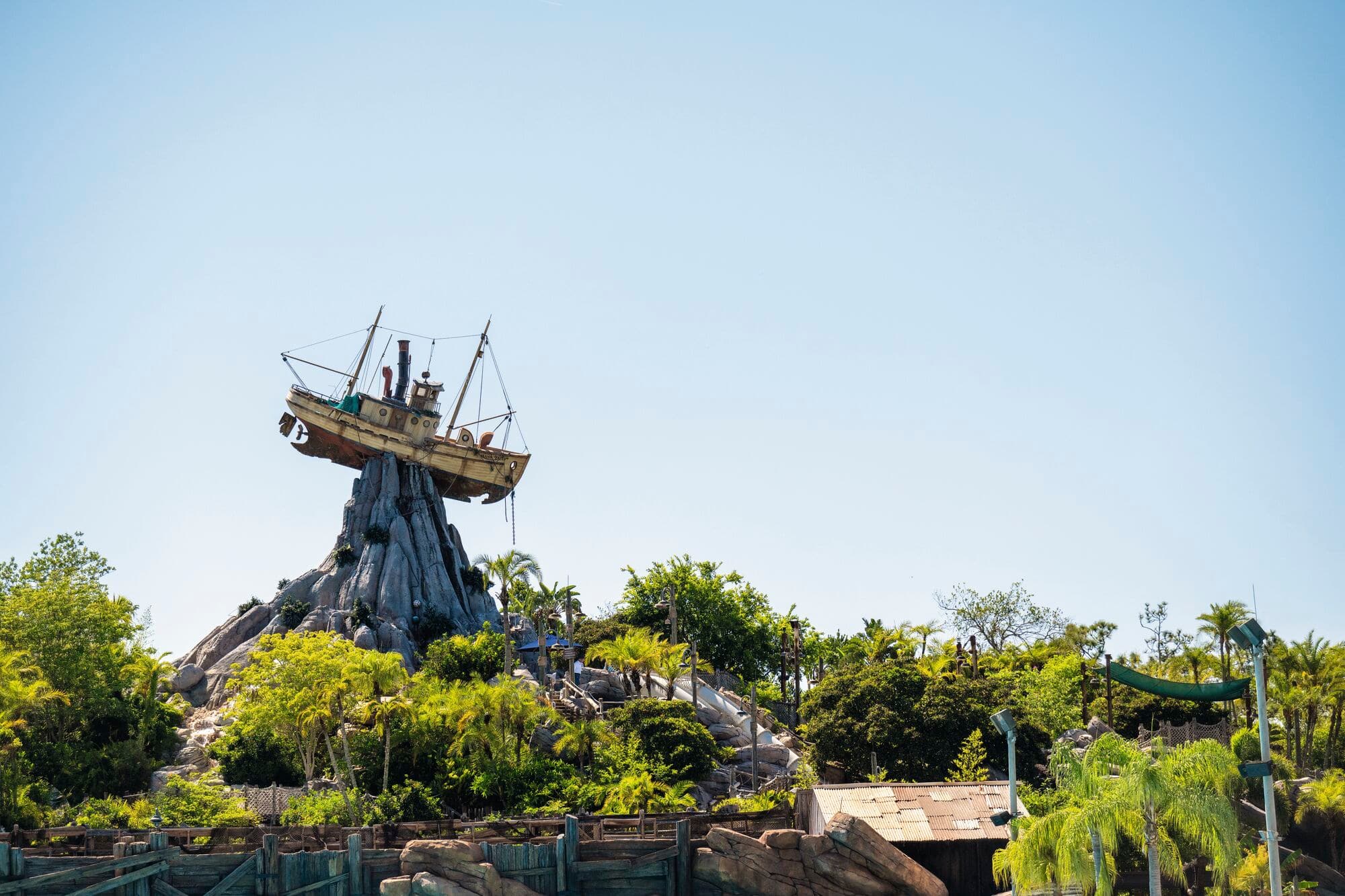 A view of Typhoon Lagoon water park.