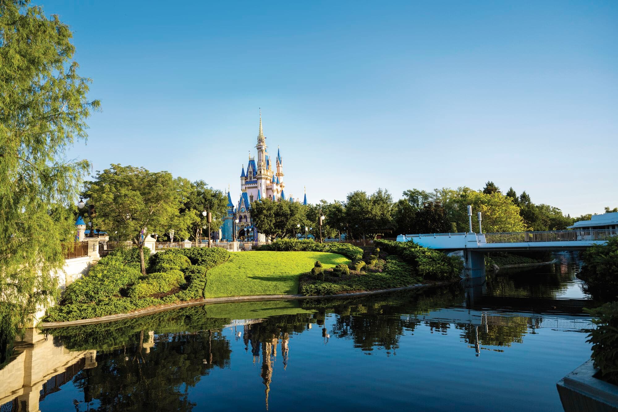 View of Cinderella Castle at Magic Kingdom Park.