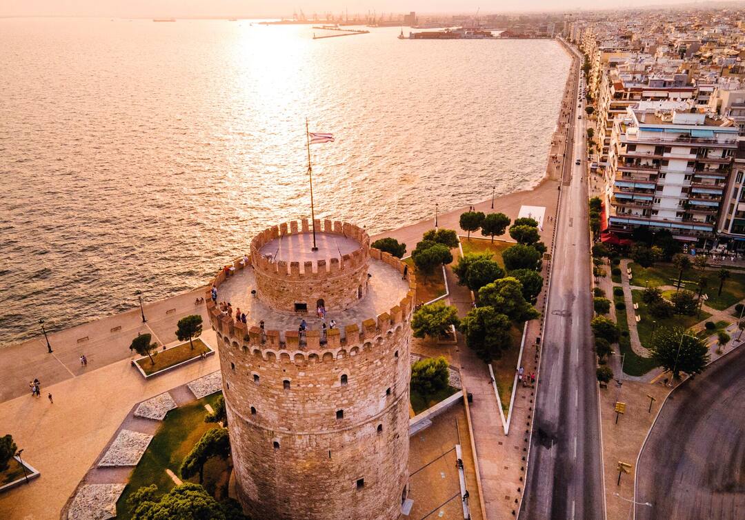 White Tower in Thessaloniki, Greece