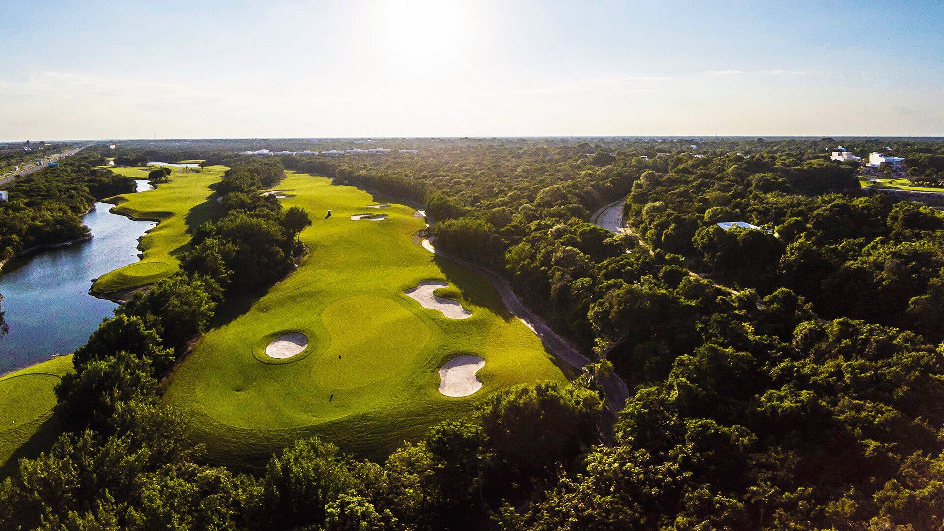 A view of Riviera Maya Golf Club.