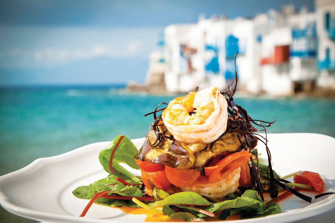 Greek food, Mykonos