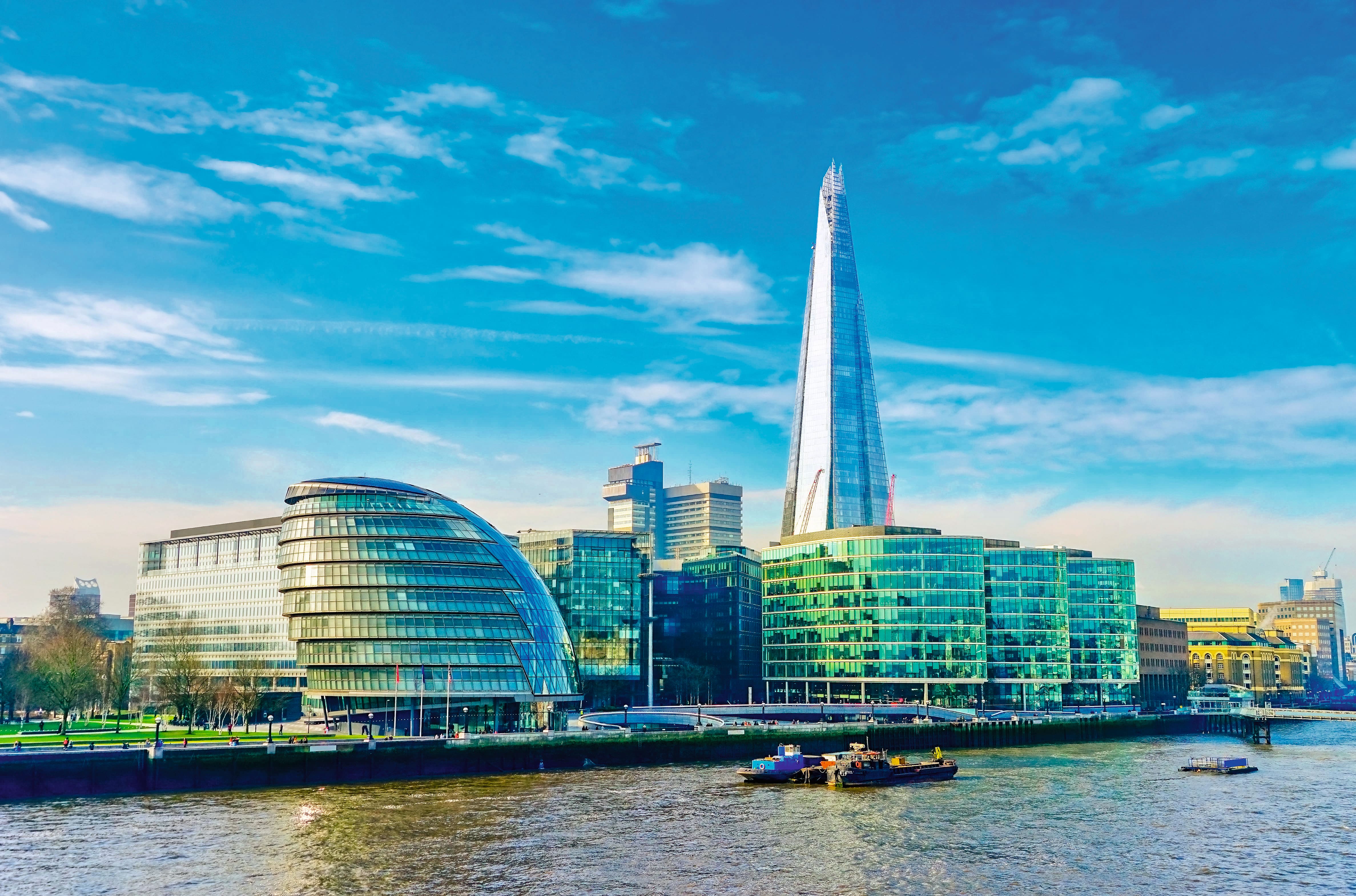 The Shard in London.