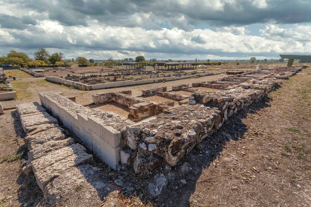 Ruins in Pella, the native town of Alexander the Great, Greece