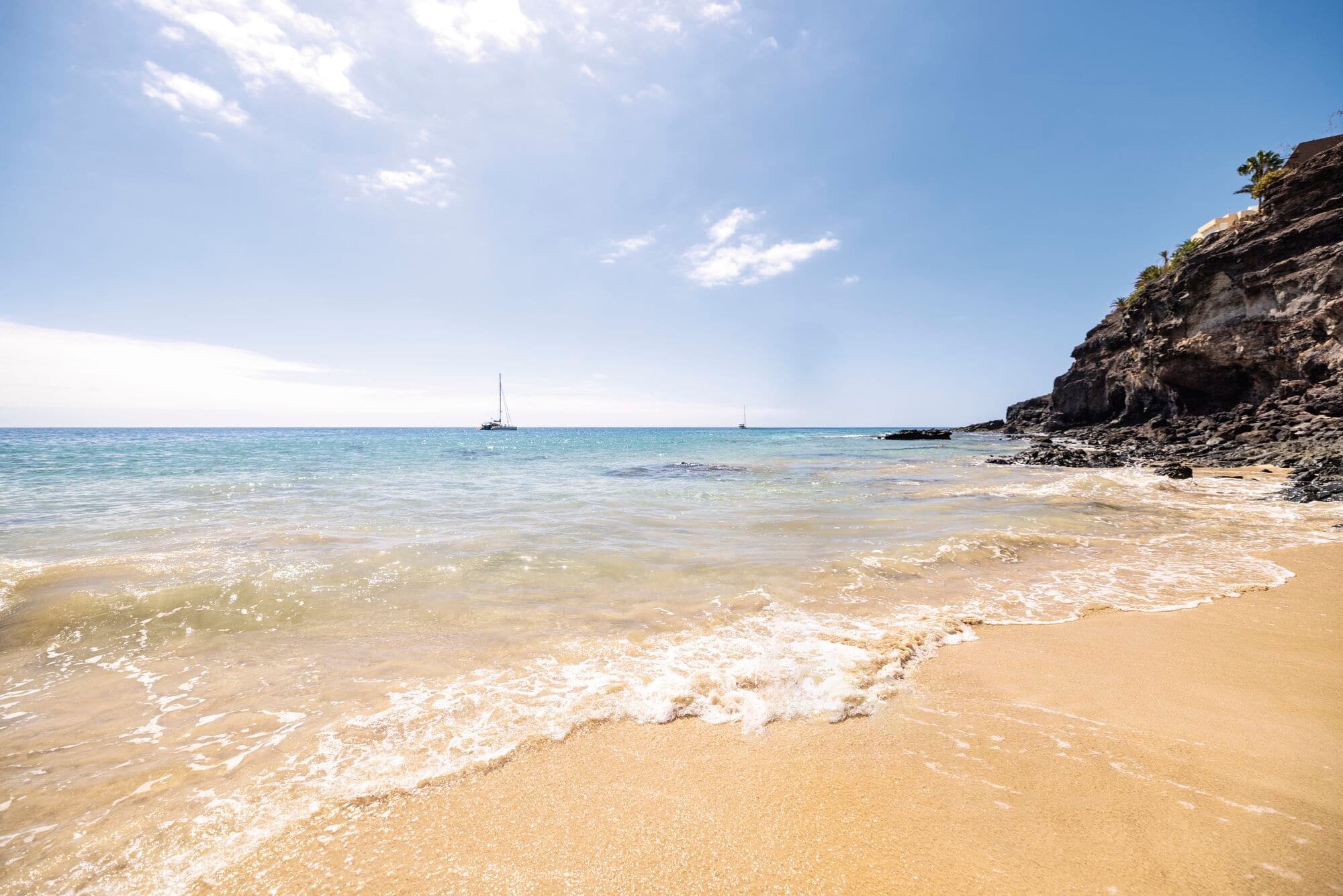 Morro jable beach, Fuerteventura.
