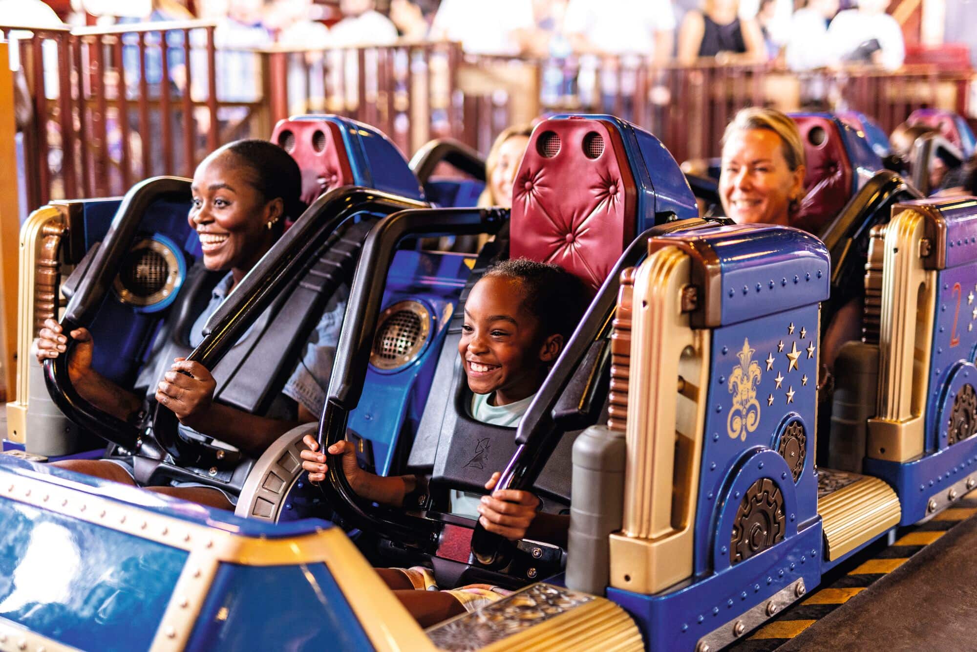 Hyperspace Mountain ride at Disneyland Paris.