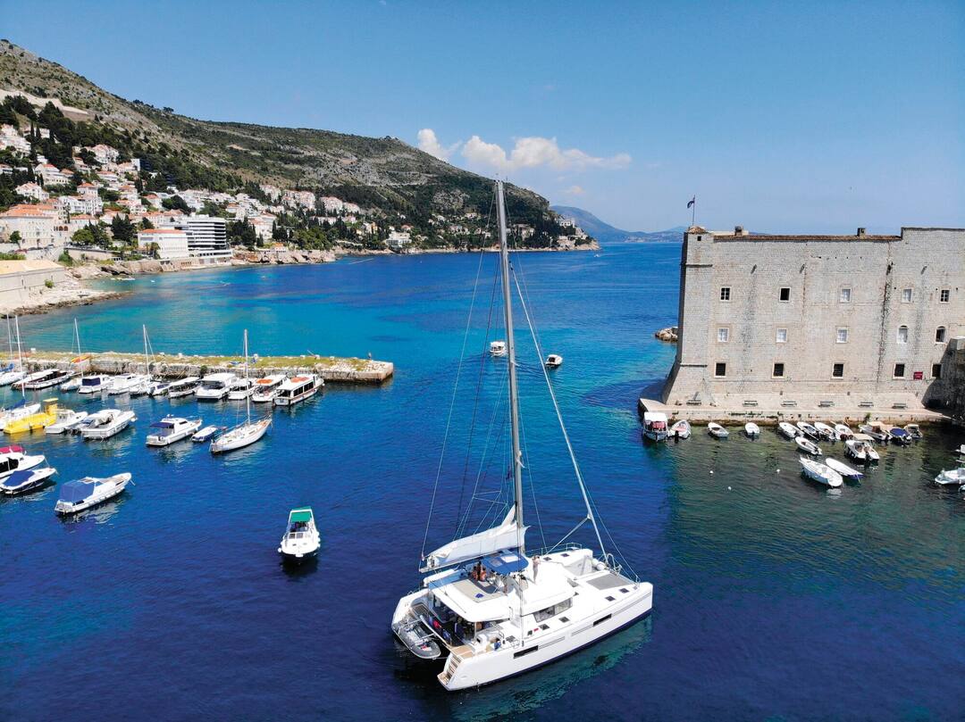 Dubrovnik harbor, Croatia