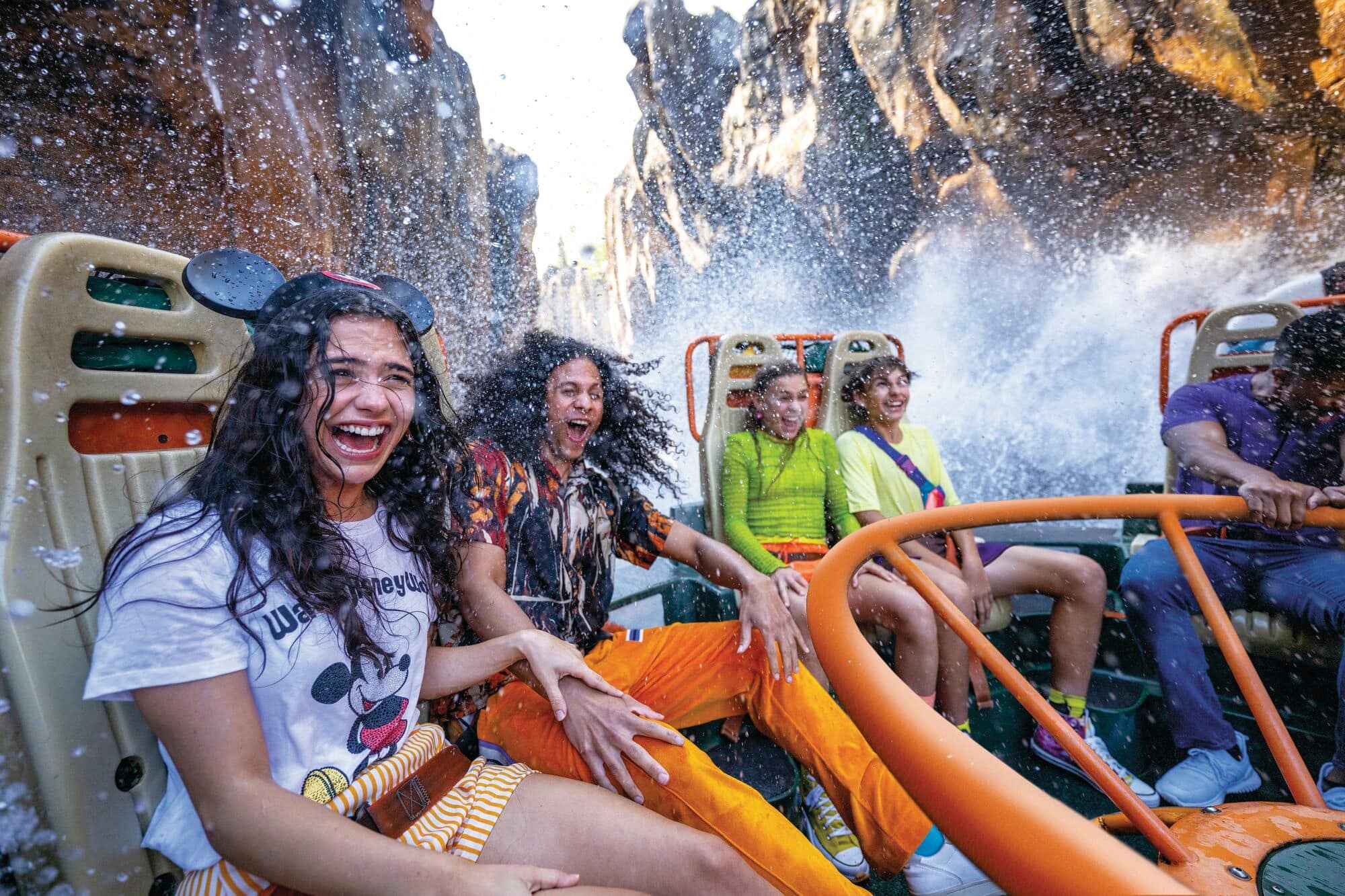 Riding the Kali River Rapids.