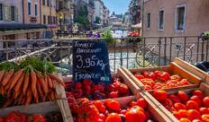Old Town Market, Lake Annecy, France