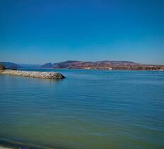 Danube River with a view to Kladovo.
