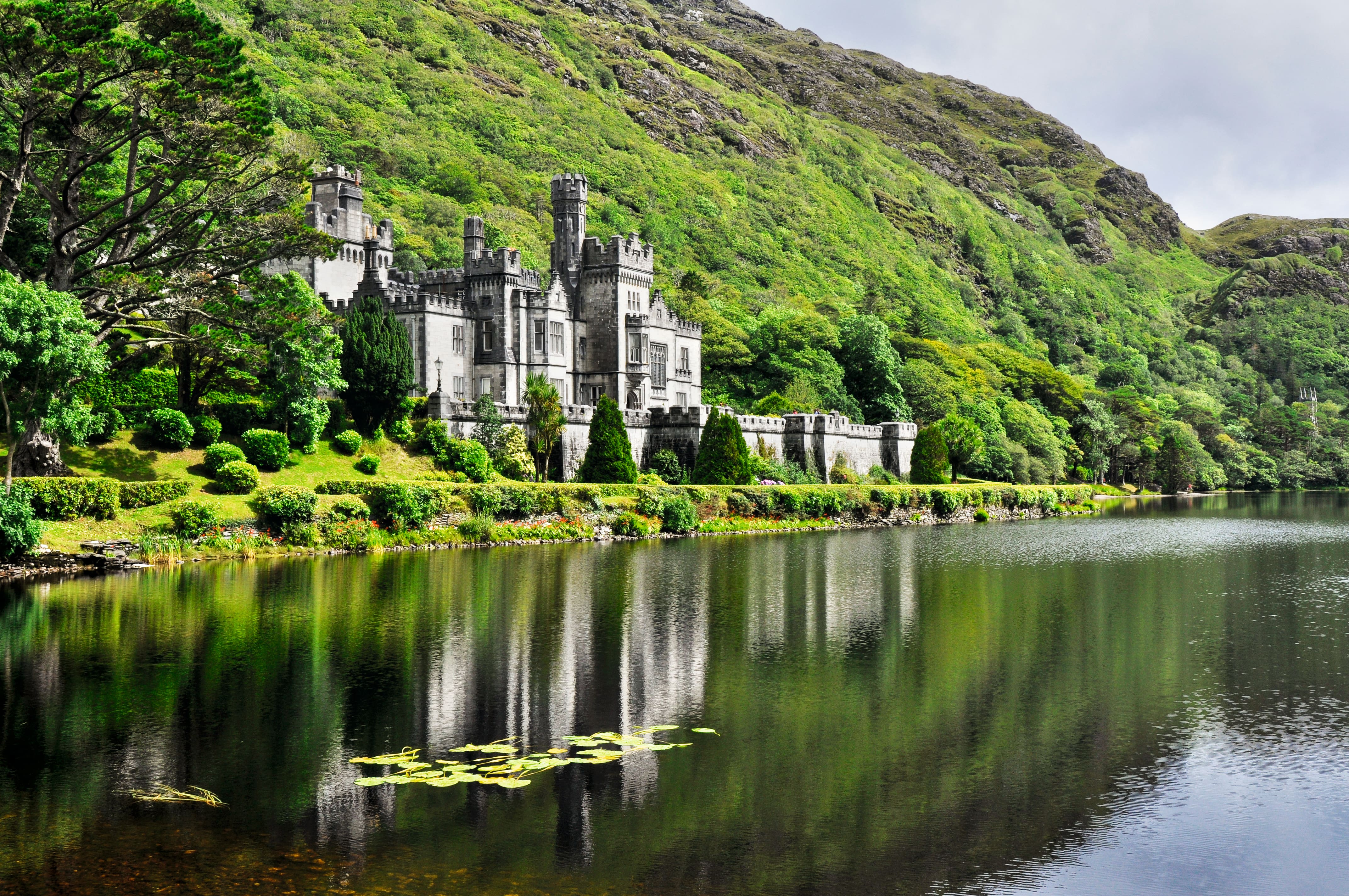 Kylemore Abbey, Galway, Ireland.