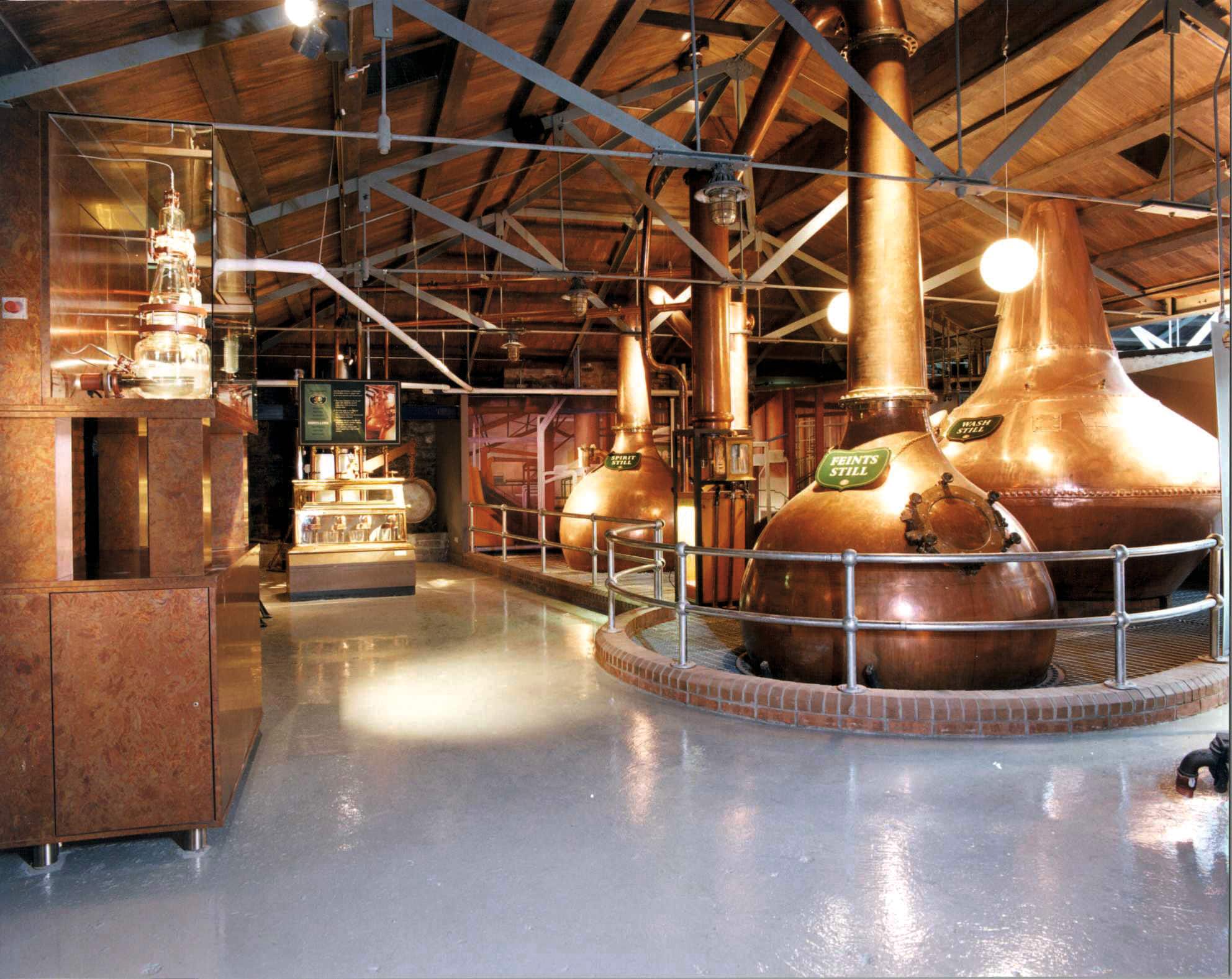 The distillery room.