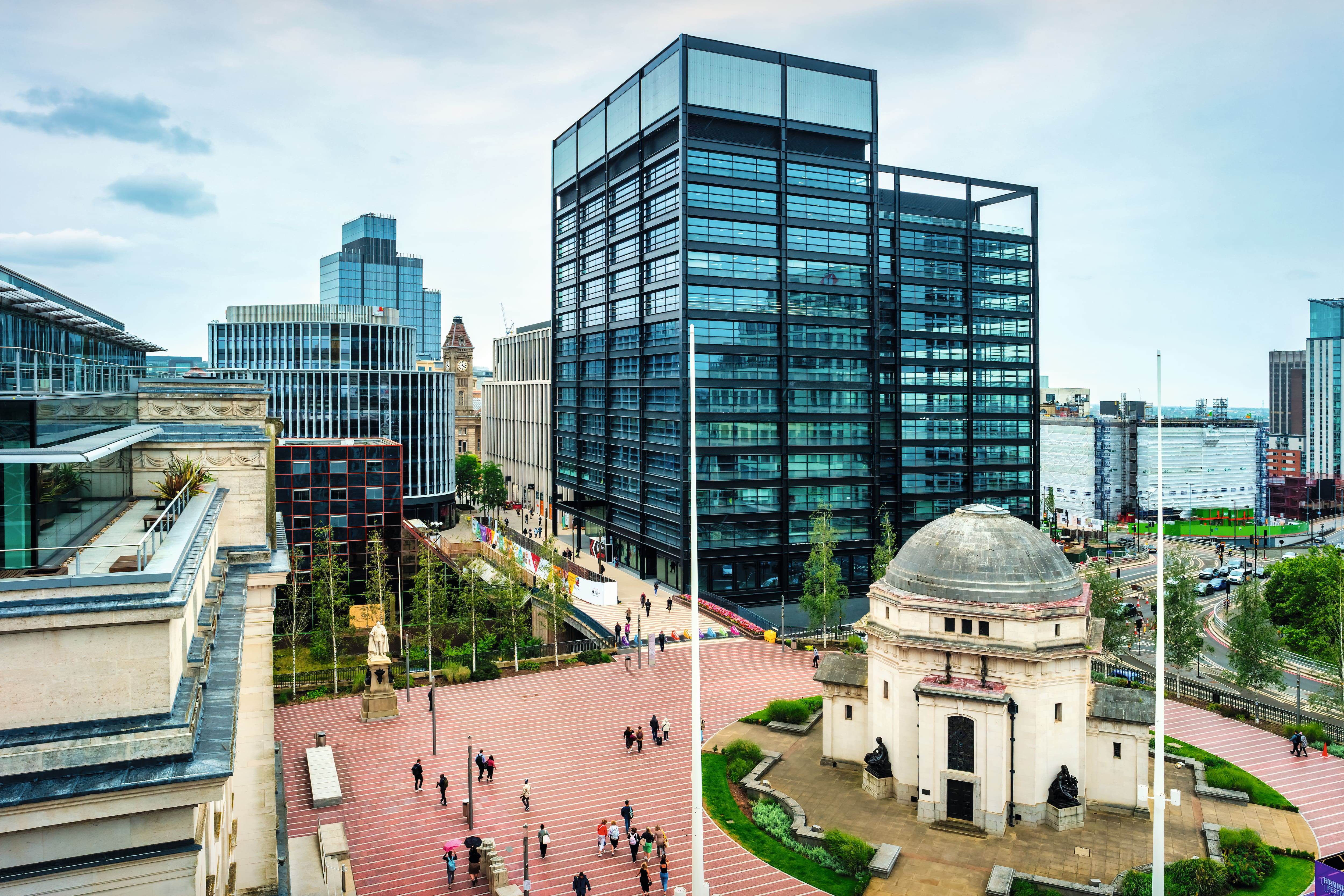Centenary Square in downtown Birmingham.